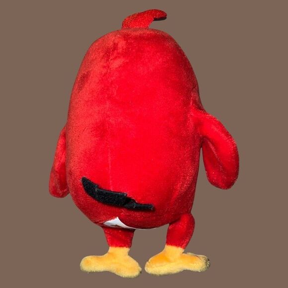 2015/16 Rovio Red Angry Birds Terrence Stuffed Animal 6" Plush - Picture 2 of 3